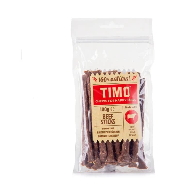 Afbeelding van Timo Sticks 100 g Hondensnacks Rund