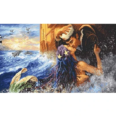 Afbeelding van BORDUURPAKKET MERMAID KISS LETI STITCH POWERED BY LUCA S