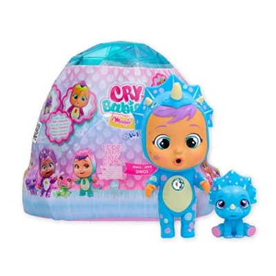 Afbeelding van CRY BABIES MAGIC TEARS Icy World Dinos Verzamelbare verrassingsdinosauruspop die echte tranen huilt en haar huisdier speelgoed voor kinderen vanaf 3 jaar