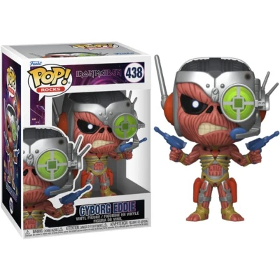 Afbeelding van Iron Maiden Cyborg Eddie Rocks! (Somewhere in Time) Vinyl Figur 438 Funko Pop! meerkleurig