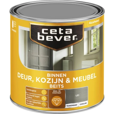 Afbeelding van Ceta Bever Binnenbeits Deur, Kozijn &amp; Meubel Zijdeglans Lei 0502 0,25 liter