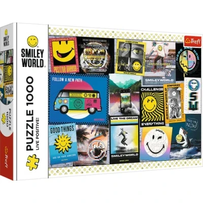 Afbeelding van Trefl 1000 Leef Positief! / Smiley