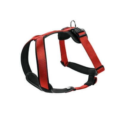 Afbeelding van Hunter Harnas Neopren Nylon Rood&amp;Zwart Hondenharnas 72 91X2.5 cm