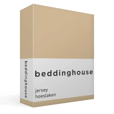 Afbeelding van Beddinghouse jersey hoeslaken Lits jumeaux (160x200/220 cm) Zand