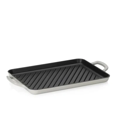 Afbeelding van Grillplaat, Gietijzer, Grijs, 25 x 35 cm Kela Calido