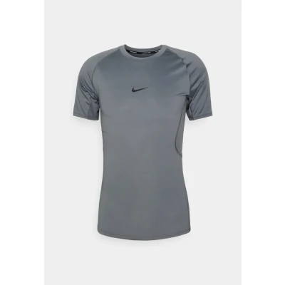 Afbeelding van Nike Performance Tight Sport Tshirt, Heren, Maat: Medium, Smoke grey/black