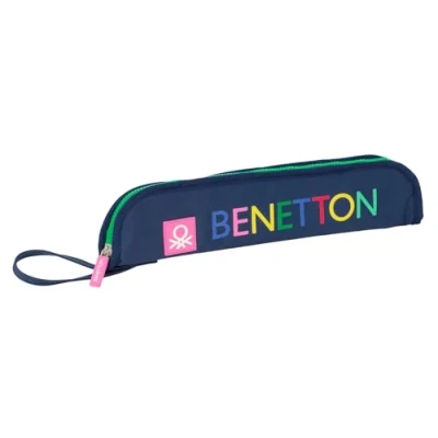 Afbeelding van Etui Benetton Damero Marineblauw 37 x 8 2 cm