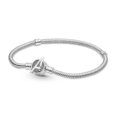 Afbeelding van PANDORA x MARVEL Armband &quot;Avengers Logo&quot; zilver 590784C00 19 cm, Zilver, Geen edelsteen
