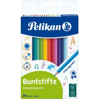 Afbeelding van Pelikan 700139 kleurpotlood 36 stuk(s) Multi kleuren