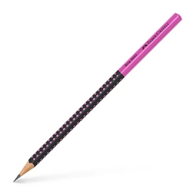 Afbeelding van Faber Castell Grip 2001 grafietpotlood two tone zwart/roze FC 517011