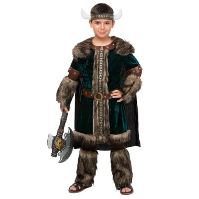 Afbeelding van Boland Vikingkostuum voor kinderen, themafeesten, Halloween of carnaval, zeemanskostuum