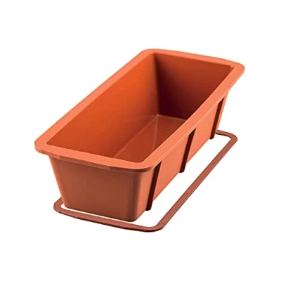 Afbeelding van Silikomart 20.330.00.0060 SFT330 bakvorm Plum Cake Silicone Terracotta