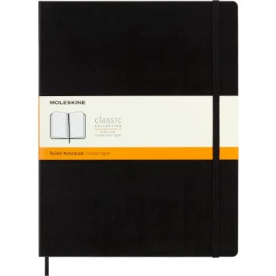 Image de Carnet ligné xxl couverture noire rigide