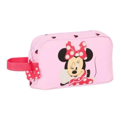 Afbeelding van Thermische Snacktas Minnie Mouse Naive Roze 21,5 x 12 6,5 cm