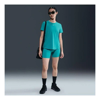 Afbeelding van Nike Performance ONE Classic TOP Sport Tshirt, Dames, Maat: Large, Dusty cactus/white
