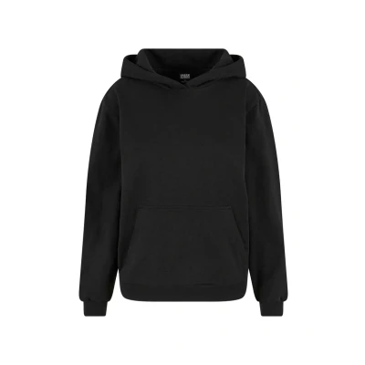 Afbeelding van Urban Classics Loose Light Brushed Hoodie, Dames, Maat: Large, Black