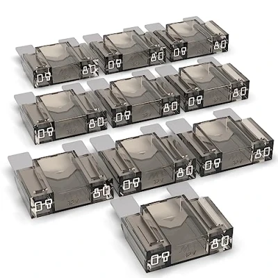 Afbeelding van AUPROTEC Platte zekering Maxi 20 80A auto steekzekering keuze: A wit 10 stuks