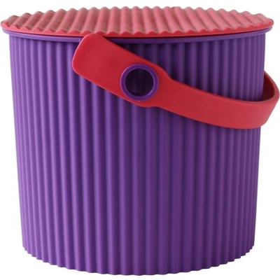 Afbeelding van Hachiman Omnioutil Opbergemmer Mini Paars/Rood