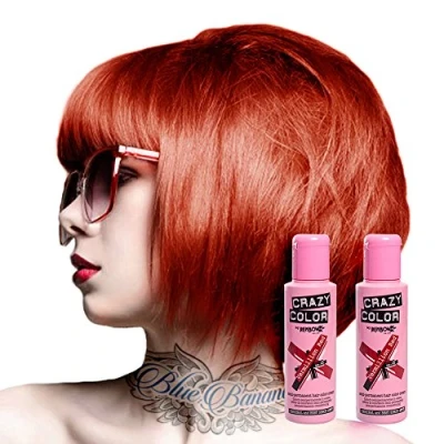 Afbeelding van Crazy Color Haarverf voor semi permanent haar, 100 ml (Vermillion Red)