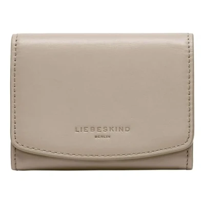 Afbeelding van LIEBESKIND BERLIN Leren Portemonnee Ezra 2 Calf Optic Louisa Purse Stone Beige