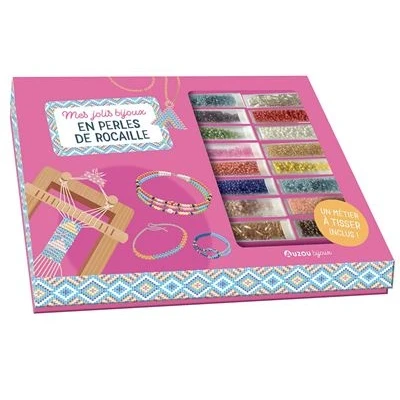 Image de Ma boîte à bijoux Mes jolis en perles de rocaille