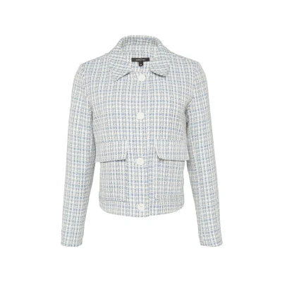 Afbeelding van comma MIT Aufgesetzten Taschen Lichte jas, Dames, Maat: 36, Blassblau