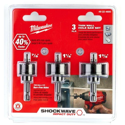 Afbeelding van Milwaukee Shockwave gatzagen 22/29/35mm