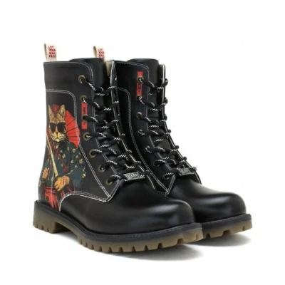 Afbeelding van GOBY Samurai Cat Dames Boots Handmade en Vegan Stoer Origineel Maat 38