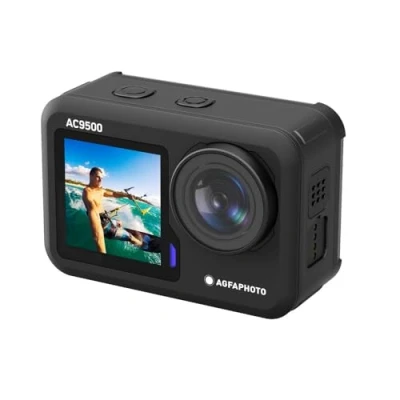 Afbeelding van KODAK AC9500 Caméra Sportive Waterproof Vidéos 4K, Photos 16MP, Double Écran, Grand Angle 170, WiFi Noir