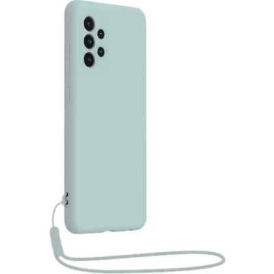 Afbeelding van Bigben Connected, Siliconen hoesje Geschikt voor Samsung Galaxy A53 5G met bijpassende polsband, lichtblauw