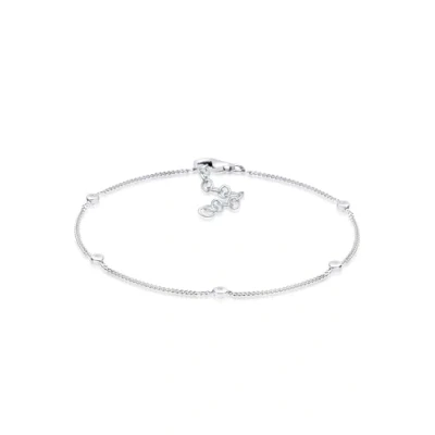 Afbeelding van Elli PREMIUM Dames Armband Klassiek met Diamant (0.025 ct.) in 925 Sterling Zilver