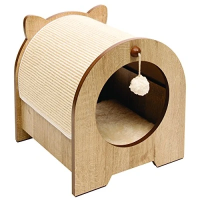 Afbeelding van VESPER klauwkast Minou 36 x 36,5 40,5 cm Lichtbruin Voor cat