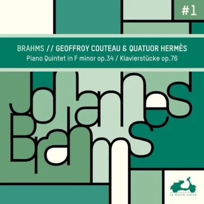 Afbeelding van Geoffroy Couteau Quatuor Hermes Brahms Piano Quintet In F Minor Op. (CD)
