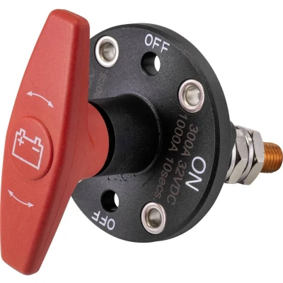 Afbeelding van TRU COMPONENTS TC 9075596 Auto accu schakelaar 32 V/DC 300 A 1x uit/aan Continu IP67 1 stuk(s)