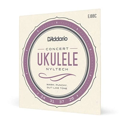 Afbeelding van D&#039;Addario Ukulele Snaren EJ88C Concert Nyltech 24 31 37 26
