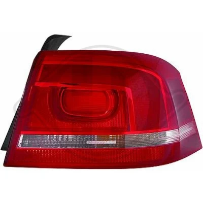 Afbeelding van DIEDERICHS 2248090 Achterlicht rechts P21W, PY21W, W16W VOLKSWAGEN: Passat B7 Saloon
