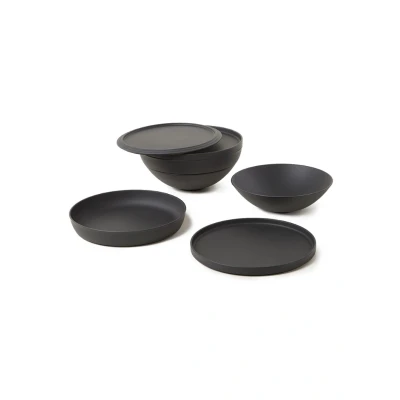 Afbeelding van Villeroy &amp; Boch Iconic La Boule Serviesset 7 delig Zwart