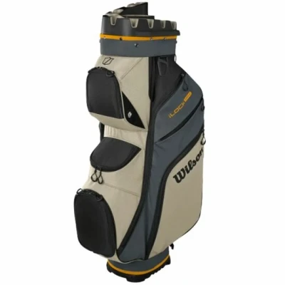 Afbeelding van Wilson Staff I lock Dry Waterdichte Golftas Cartbag Stille Golf Tas Grijs Beige