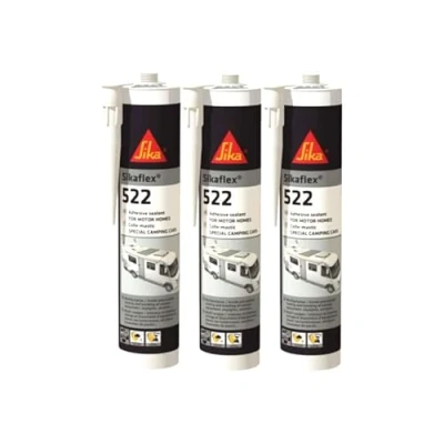 Afbeelding van SIKA Sikaflex 522 Caravan afdichtlijm, wit, 300 ml, 3 stuks