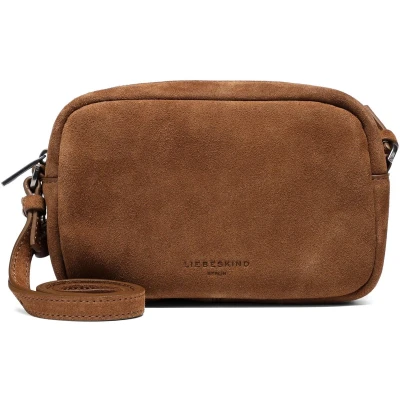 Afbeelding van LIEBESKIND BERLIN Leren schoudertas Ella Camera Bag Safari bruine