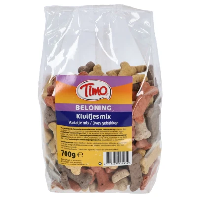 Afbeelding van Timo Koekjes Kluifjes Mix Hondensnacks 700 g
