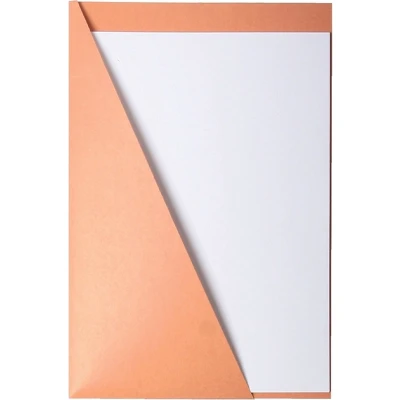 Afbeelding van Driehoeksmap Quantore ICN1 219x330 225gr chamois Omdoos a 100 stuk stuks