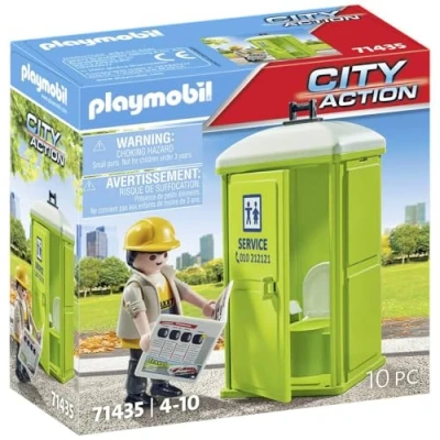 Afbeelding van Playmobil City Action Mobiel toilet 71435