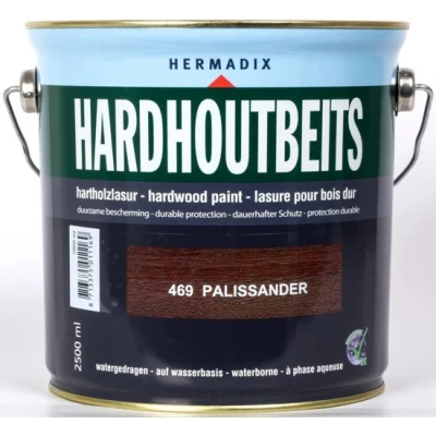 Afbeelding van Hermadix Hardhoutbeits 469 Palissander 2,5 liter Transparante beits