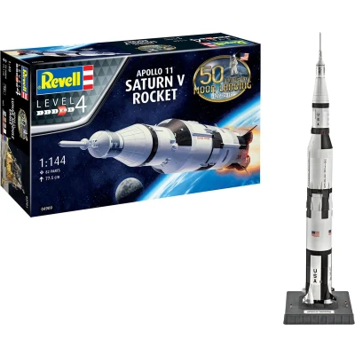 Afbeelding van Revell 04909 Apollo Saturn V Ruimtevaartuig (bouwpakket) 1:144