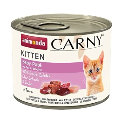 Afbeelding van Animonda Carny Natvoer Kitten Vanaf 4 weken Baby Pate 200GR 1ST