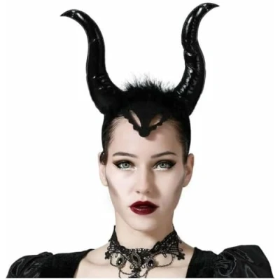 Afbeelding van hoofdband Halloween Zwart