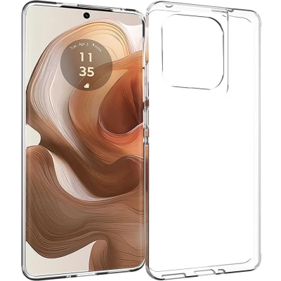 Afbeelding van Accezz Hoesje Geschikt voor Motorola Edge 50 Ultra Siliconen Clear Backcover Transparant
