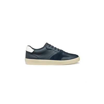 Afbeelding van Geox Affile Sneakers laag, Heren, Maat: 42, Navy white Leer/ synthetisch