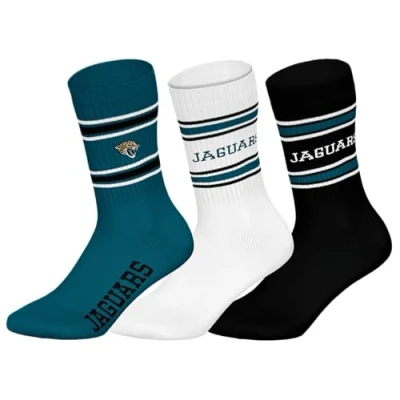 Afbeelding van NFL Jacksonville Jaguars 3pk Crew Socks Sportsokken, uniseks, 3 stuks